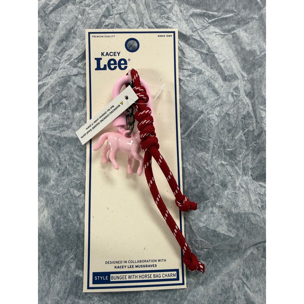 Kasey Lee Musgraves Bungee With Pink Horse Bag Charm New